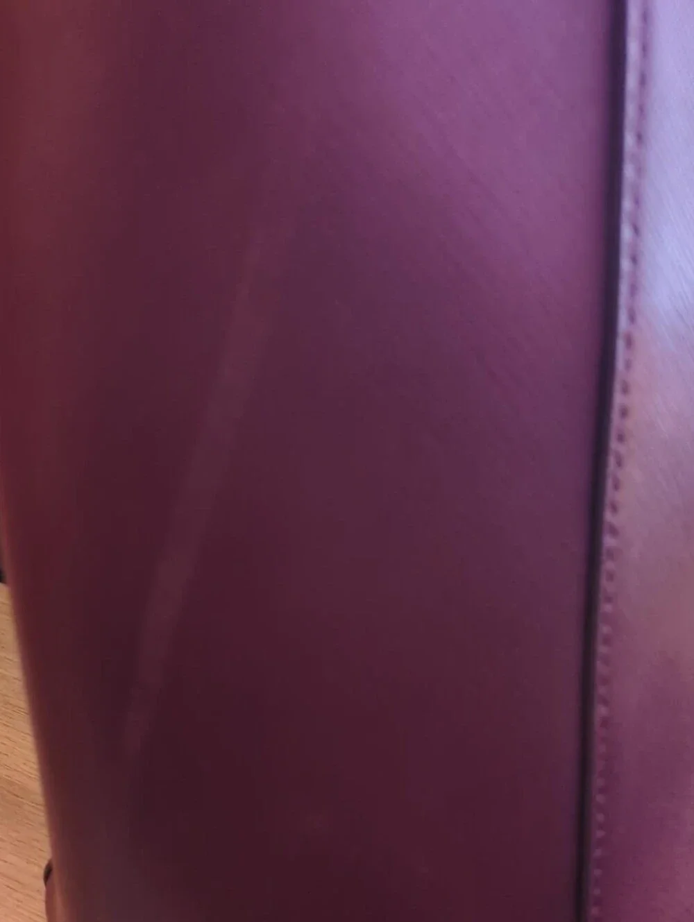 Kate Spade New York Burgundy & Light Pink Tote + Matching Wallet Set